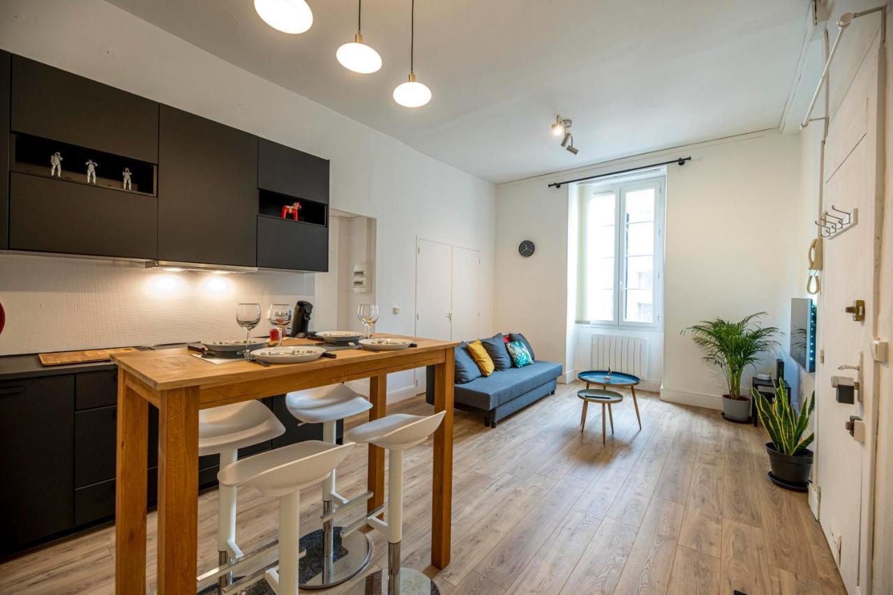 Coeur De Ville, Magnifique Appartement + Parking Pau Eksteriør bilde